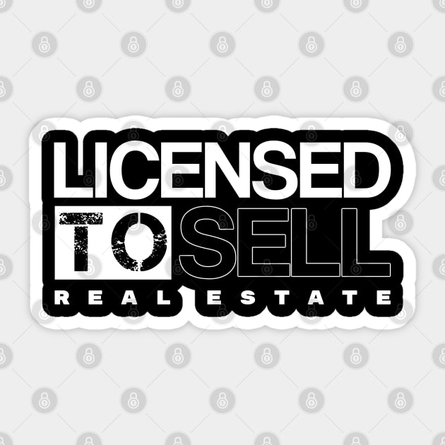 Licensed To Sell Real Estate Sticker by The Favorita